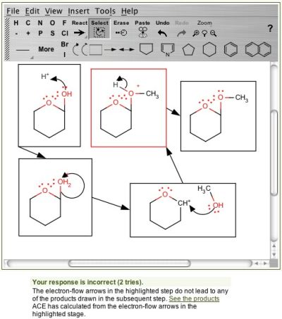 Talk 2: ACE Organic, a Web-based organic chemistry homework program. Many students find organic chemistry to be a difficult subject.